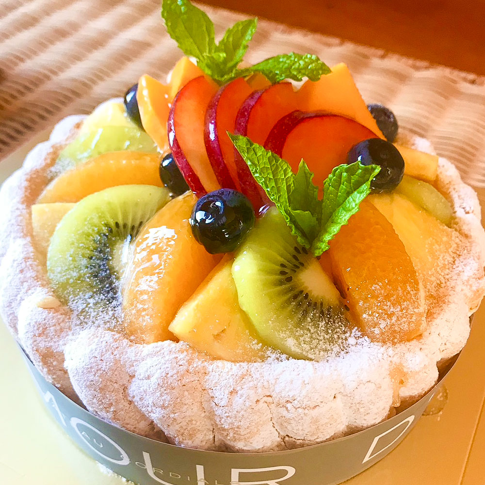 フルーツのシャルロット